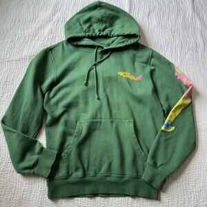 Insomniac Beyond Wonderland Hoodie Mens Size S Green Fleece Pullover EDM